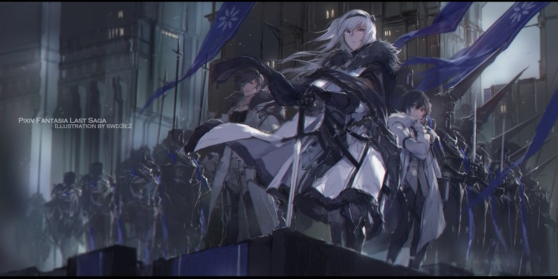anime girls, anime, Pixiv Fantasia, swd3e2