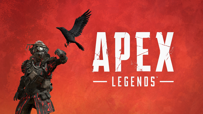Apex Legends, red, crow, raven