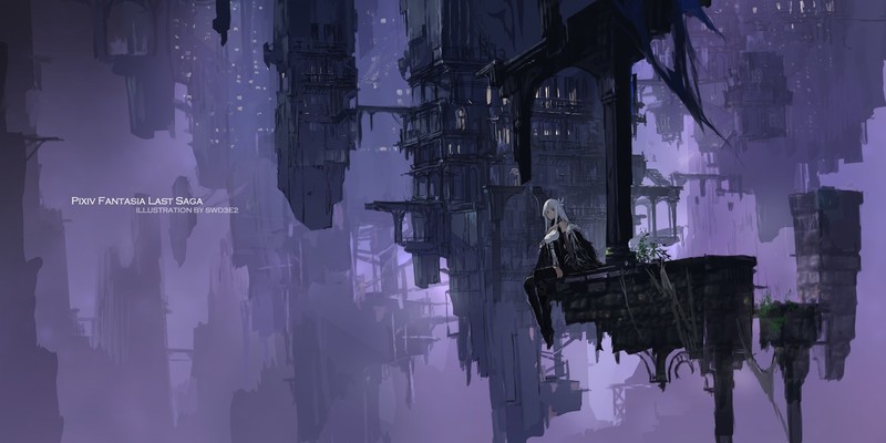 anime girls, anime, Pixiv Fantasia, swd3e2, fantasy girl
