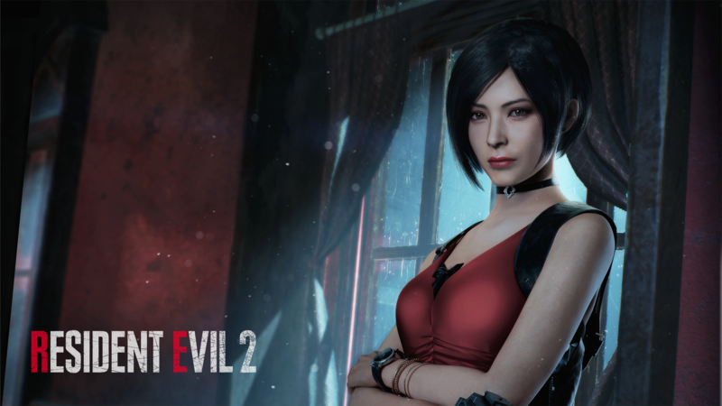 Resident Evil 2, video games, game art, Ada Wong, video game art, Resident Evil