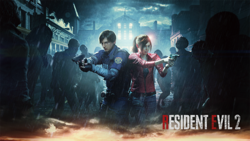 Resident Evil 2, video games, game art