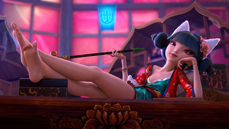 barefoot, anime, legs, anime girls
