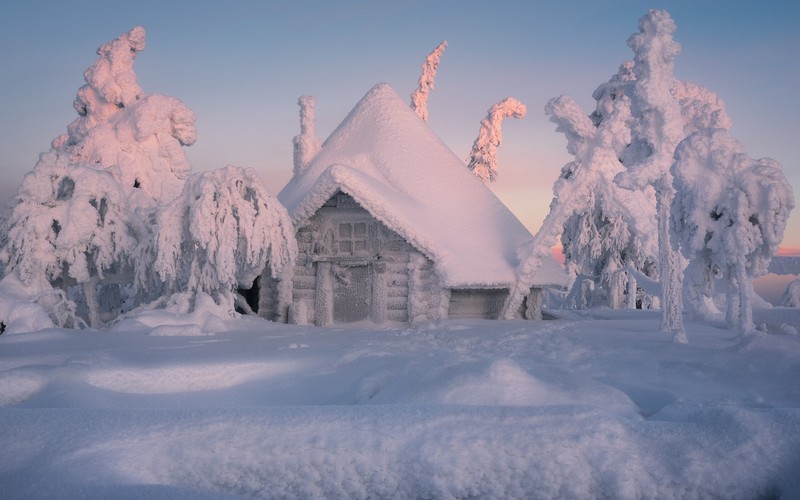 snow, winter, Finland