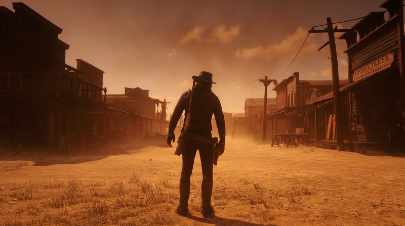 Red Dead Redemption 2, Arthur Morgan, outlaws, Valentine (town)