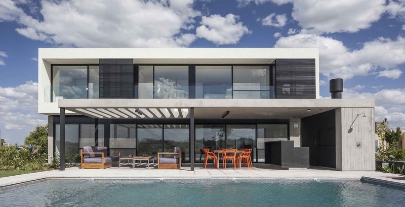 architecture, house, modern, swimming pool