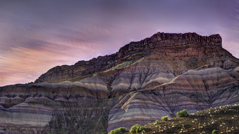 canyon, peak, rock, slope, 4k