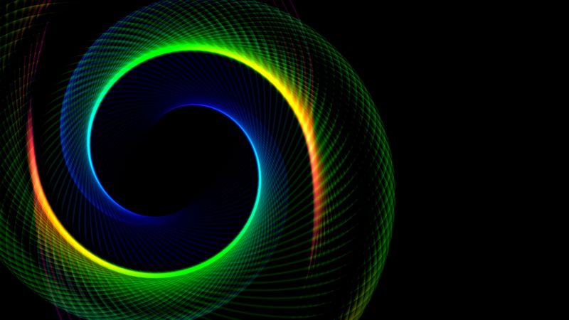 fractal, spiral, abstraction, pattern, endless, colorful, 4k