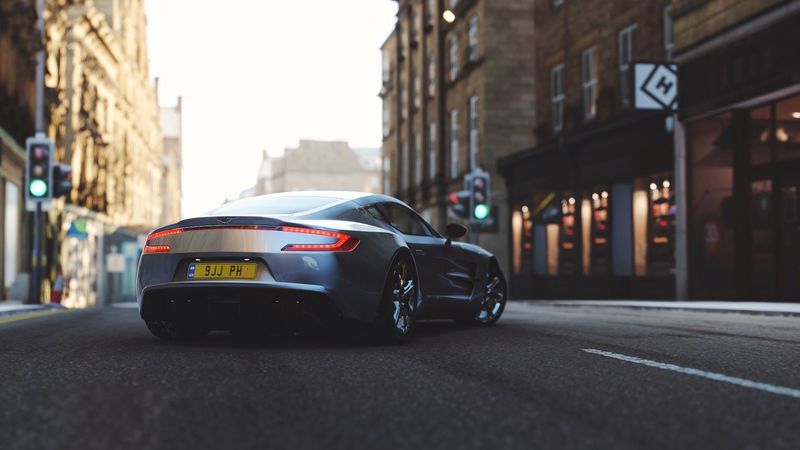 aston martin one 77, aston martin, sports car, side view, 4k