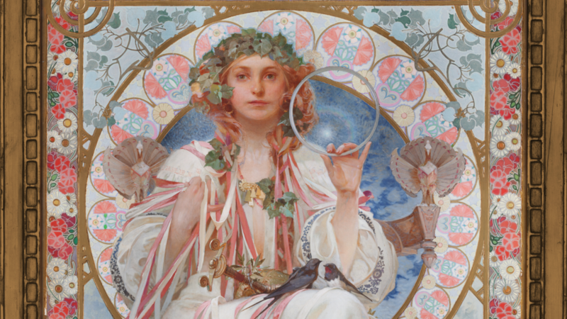 Traditional Artwork, Alphonse Mucha, artwork, Art Nouveau, fantasy art, women, fantasy girl