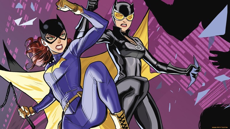 comic art, comics, Catwoman