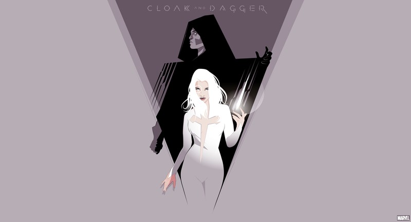 artwork, cloak and dagger, Marvel Comics