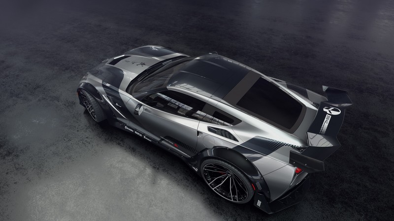 Chevrolet, car, vehicle, silver cars, high angle