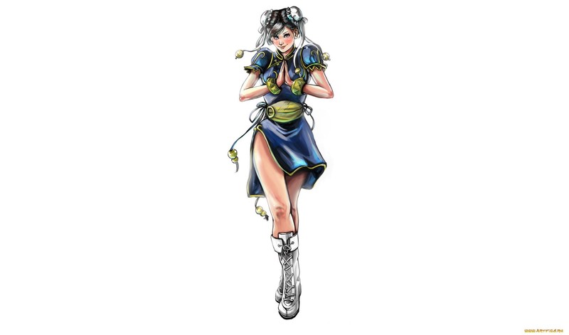 Chun-Li, Video Game Warriors, video games, Street Fighter, fantasy girl, simple background, white background