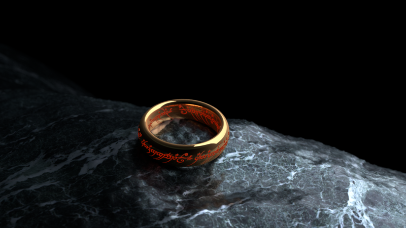The Lord of the Rings, rings, game art, The One Ring
