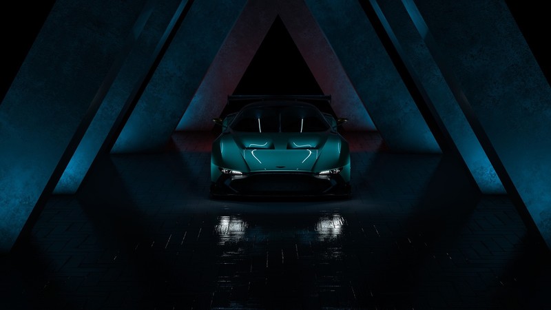 dark, car, vehicle, Aston Martin, Aston Martin Vulcan