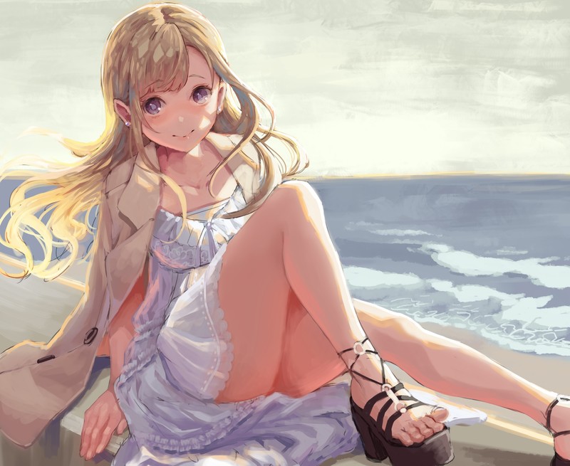 anime girls, original characters, legs, artwork, painting, digital painting, 2D, illustration, Mai Okuma, anime