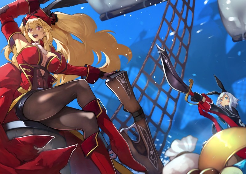 anime girls, anime, Fate/Grand Order, yoshi55level, Anne Bonny (Fate/Grand Order), Mary Read (Fate/Grand Order)