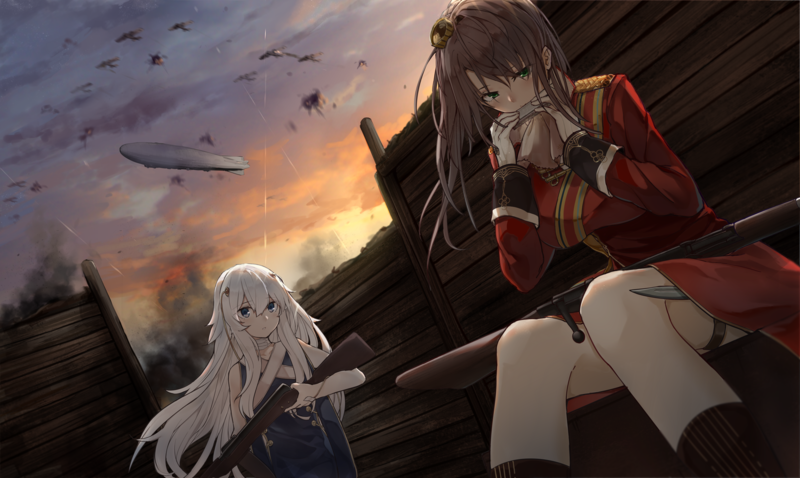 anime, anime girls, gun, Girls Frontline