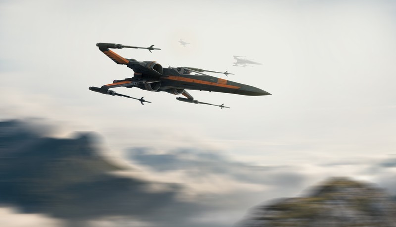 Star Wars, X-wing, digital art, Star Wars Ships