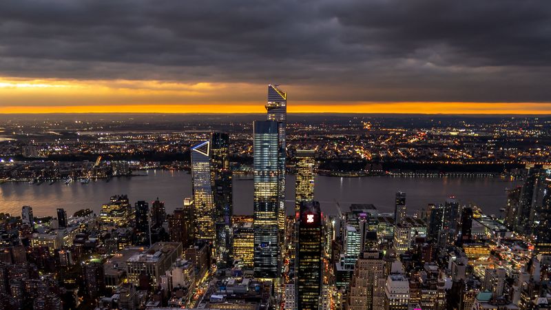 night city, buildings, skyline, 4k
