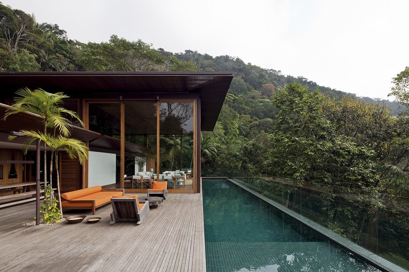 house, architecture, modern, swimming pool, nature
