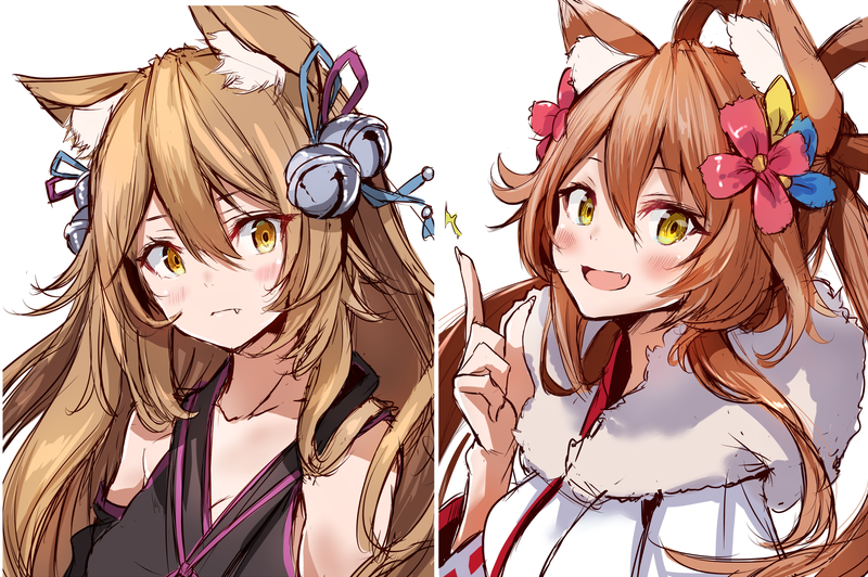 anime girls, anime, yellow eyes, brunette