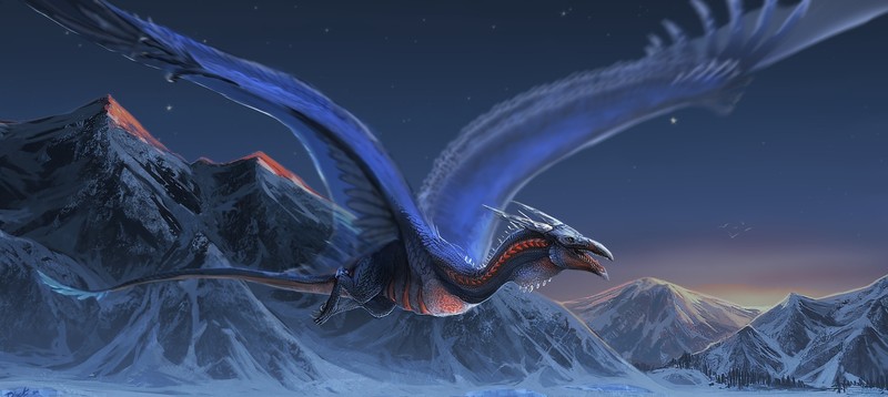 creature, dragon, fantasy art