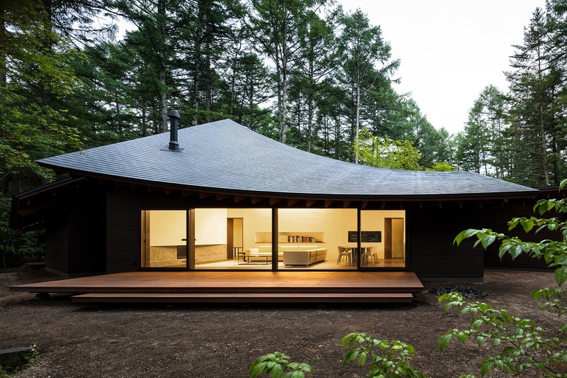 architecture, house, trees