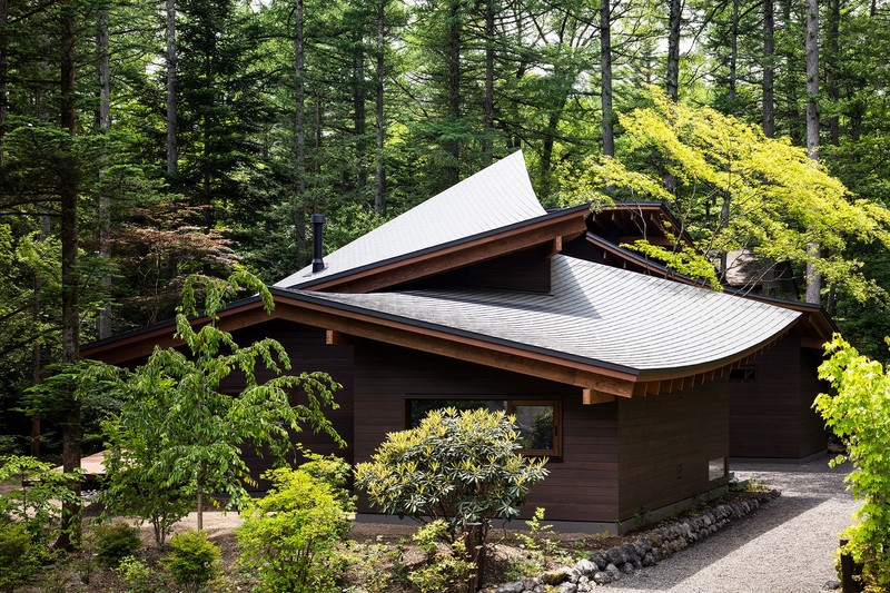 architecture, house, trees