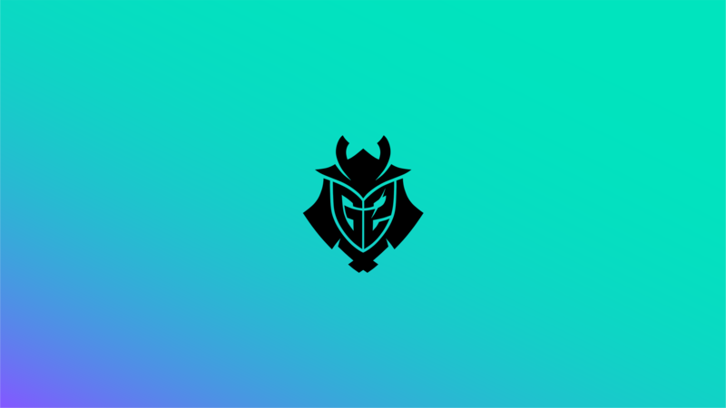 LEC, blue, G2 Esport, cyan, gradient, logo