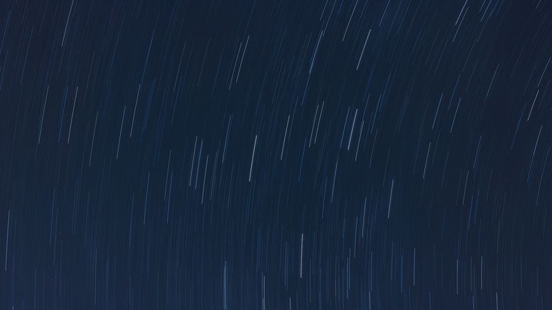 stars, shine, lines, night, sky, 4k