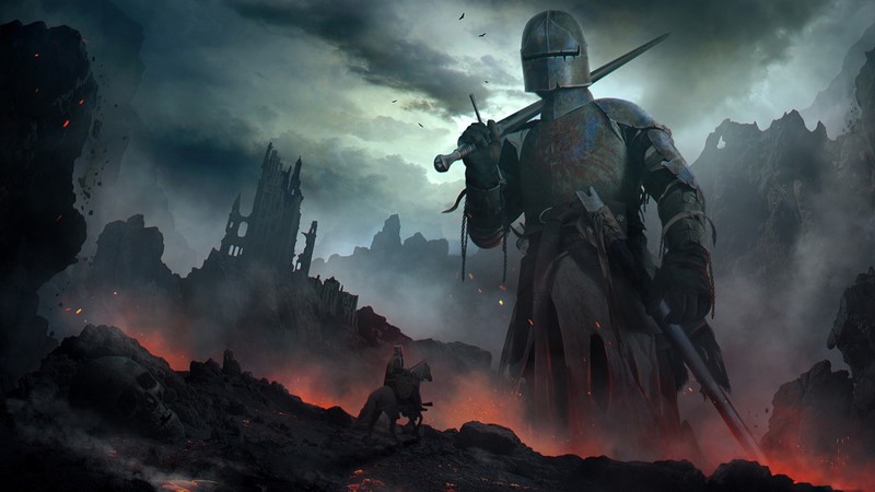 fantasy art, knight, artwork