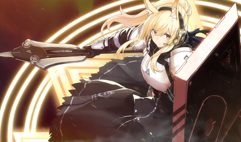 anime girls, anime, blonde
