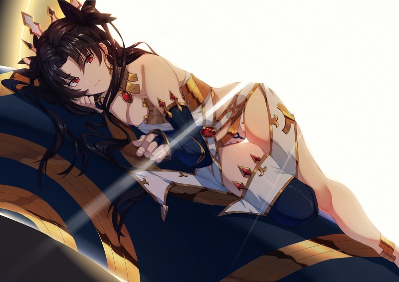 anime girls, anime, Fate/Grand Order, Yurix, the gap, Ishtar (Fate Grand Order)