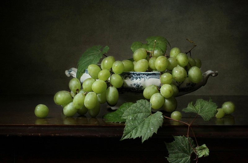 grapes, food, still life, fruit