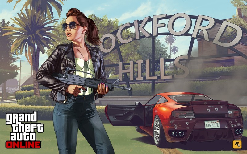 Rockstar Games, video games, video game art, Grand Theft Auto, Grand Theft Auto V, Grand Theft Auto Online