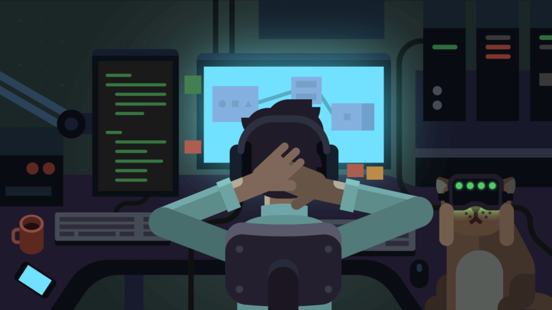 while True: learn(), video games, video game art