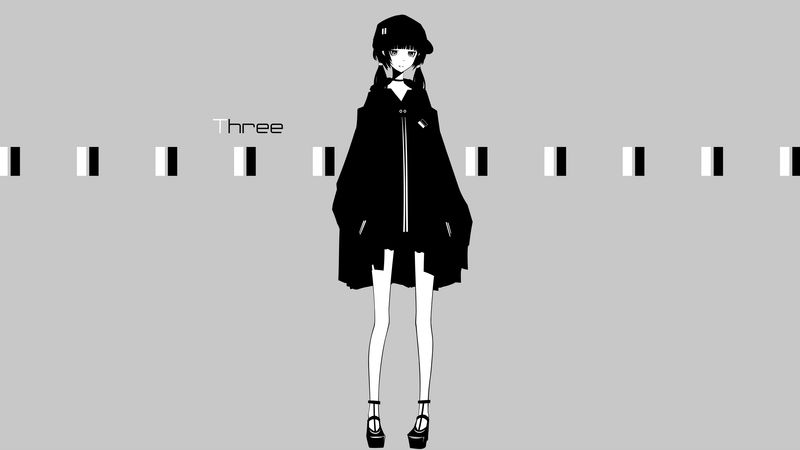 anime girls, original characters, simple background, hat, jacket, skirt, long hair, twintails