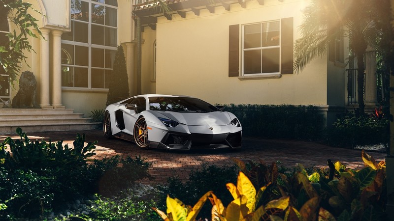 car, sports car, Lamborghini, Lamborghini Aventador