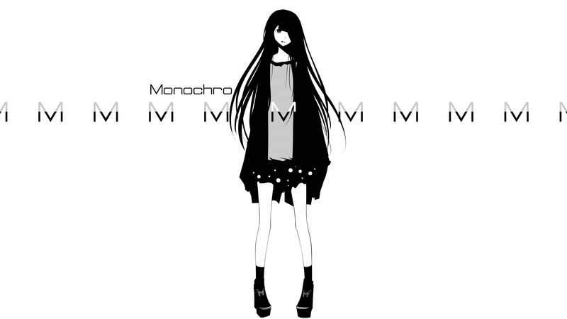 anime girls, simple background, original characters, long hair, skirt, shirt, jacket, anime, white background