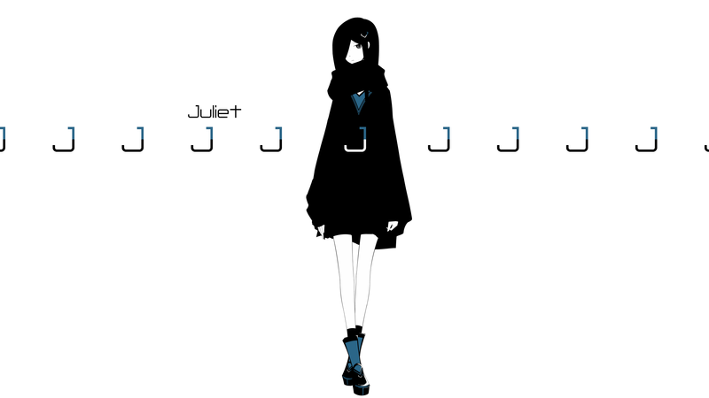 anime girls, simple background, original characters, long hair, skirt, scarf, jacket, anime, white background