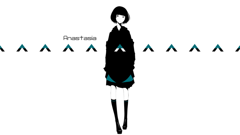 anime girls, original characters, simple background, short hair, jacket, skirt, white background, anime