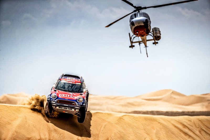 Rally, car, vehicle, dunes, desert, helicopter, racing