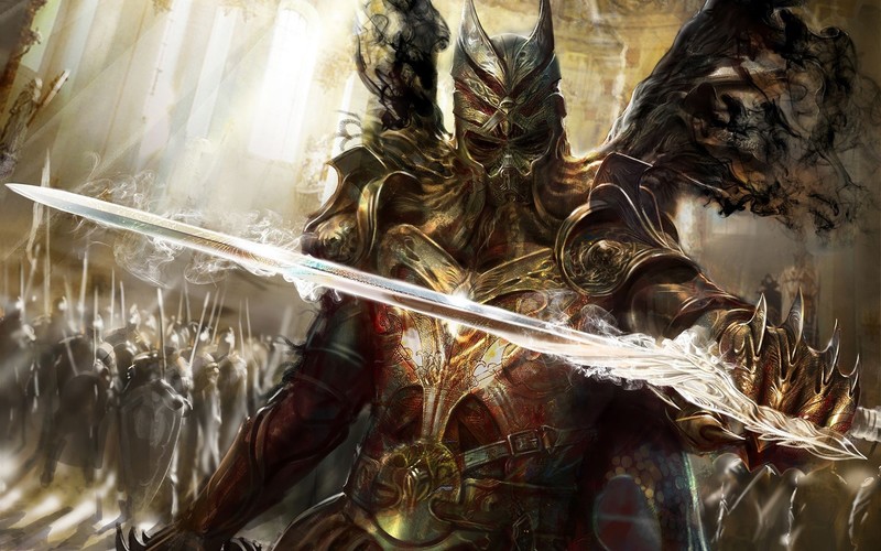 sword, warrior, Armored, fantasy art
