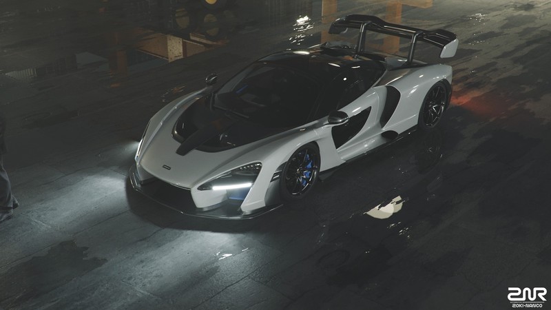 car, vehicle, McLaren, supercars, McLaren Senna, high angle