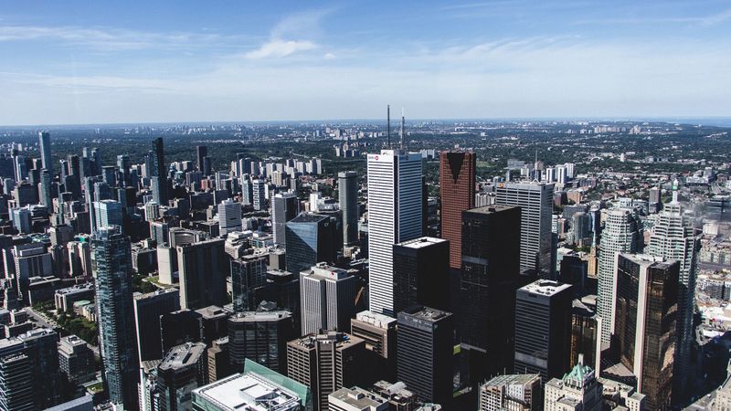 city, buildings, skyscrapers, 4k