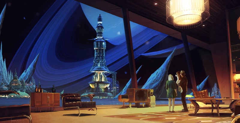 space, spaceship, planet, science fiction