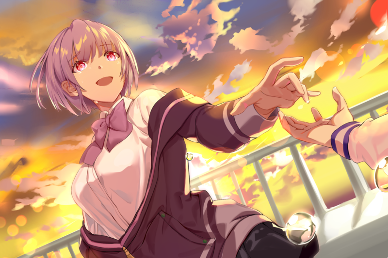 anime, anime girls, SSSS.GRIDMAN, Akane Shinjou, Takarada Rikka