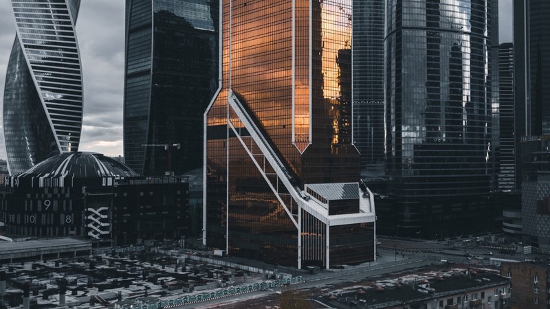 cityscape, building, architecture, skyscraper, Moscow CIty