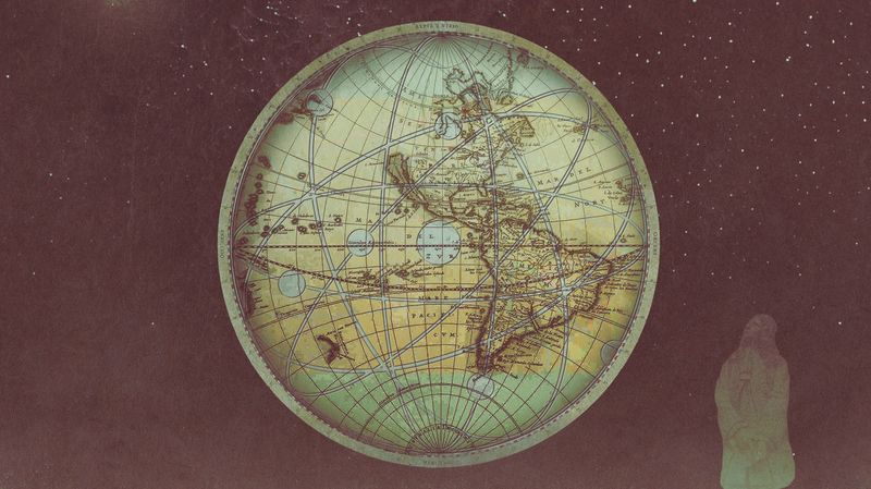 science, map, artwork, world map, knowledge